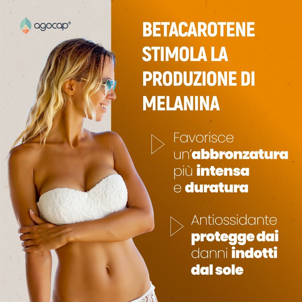 agocap -Hochdosiertes Beta-Carotin für eine natürliche Bräune.
