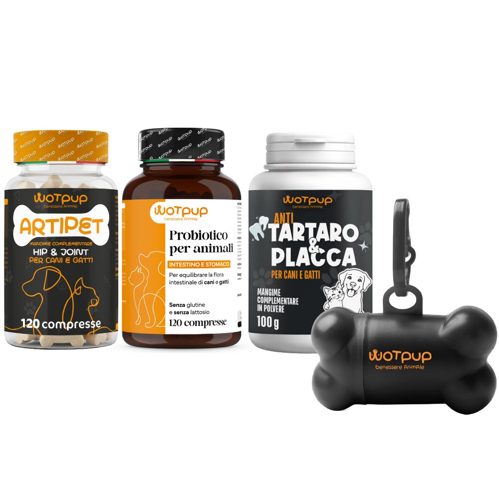 LA.GA Maxi Offerta PET – Probiotici + Articolazioni Artipet + Pulizia Denti + Porta Sacchetti