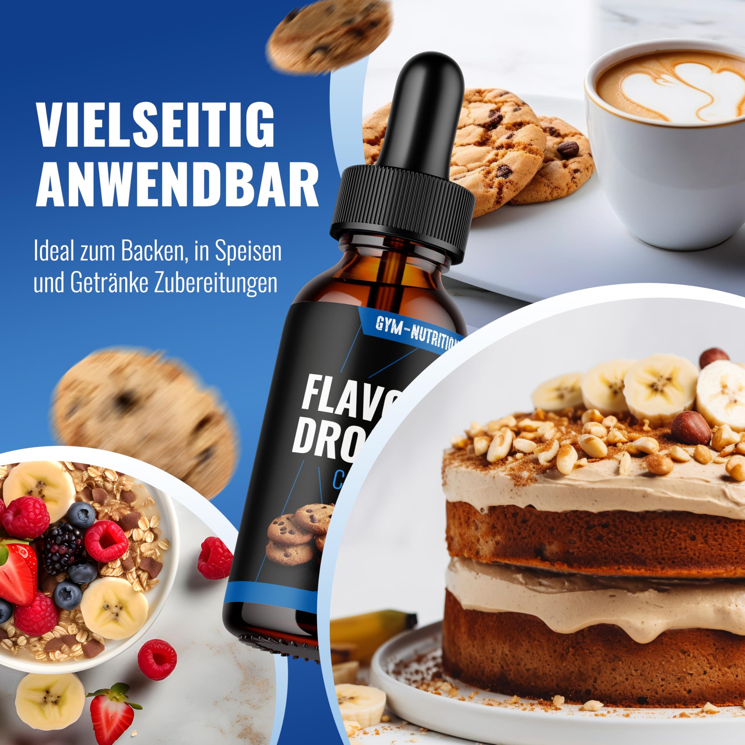 Gym Nutrition Flavour Drops Zuckerfrei Cookie Dough