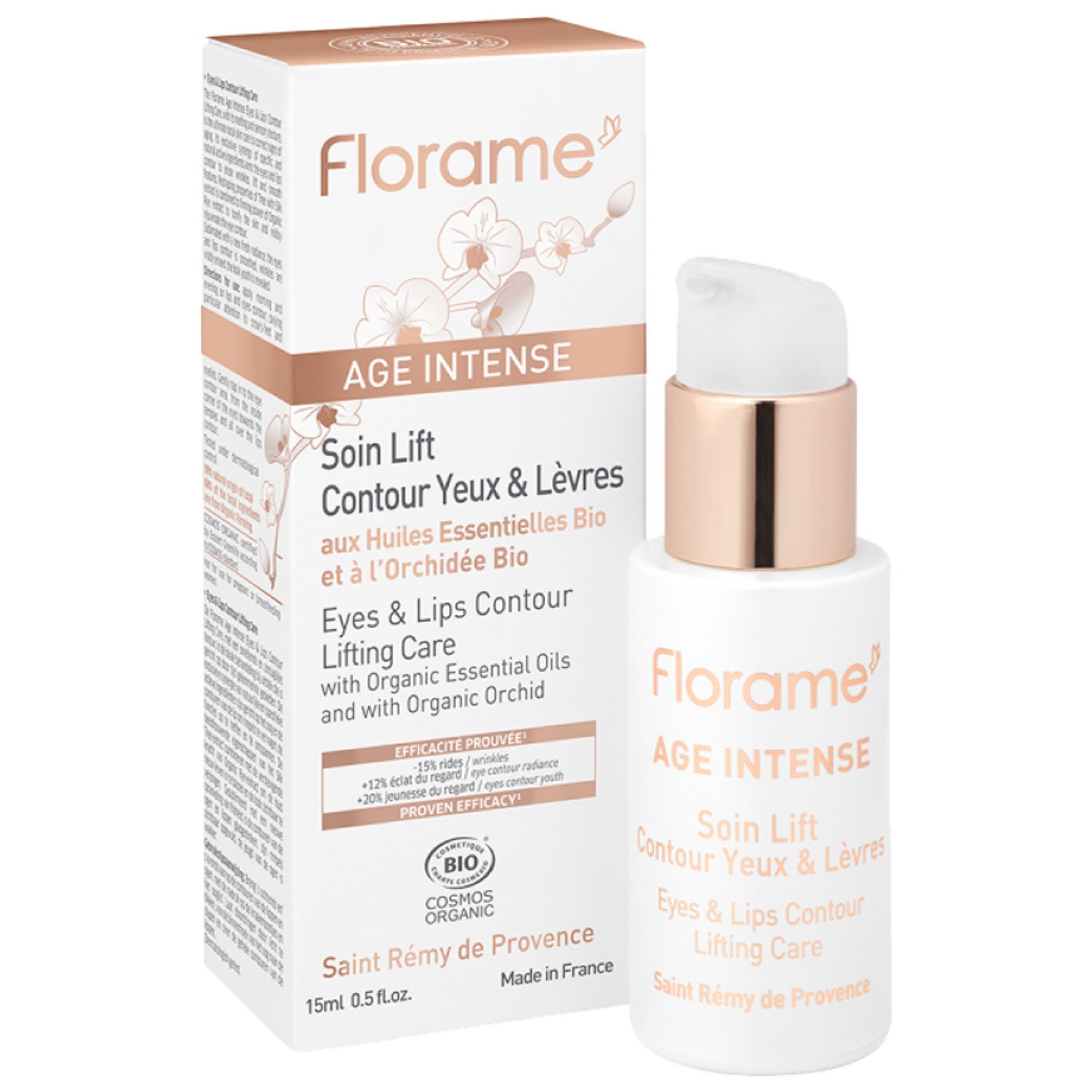 Florame Intensive Anti-Aging Augen- und Lippenkontur Bio-Pflege 4,5x3,3x11,6 cm