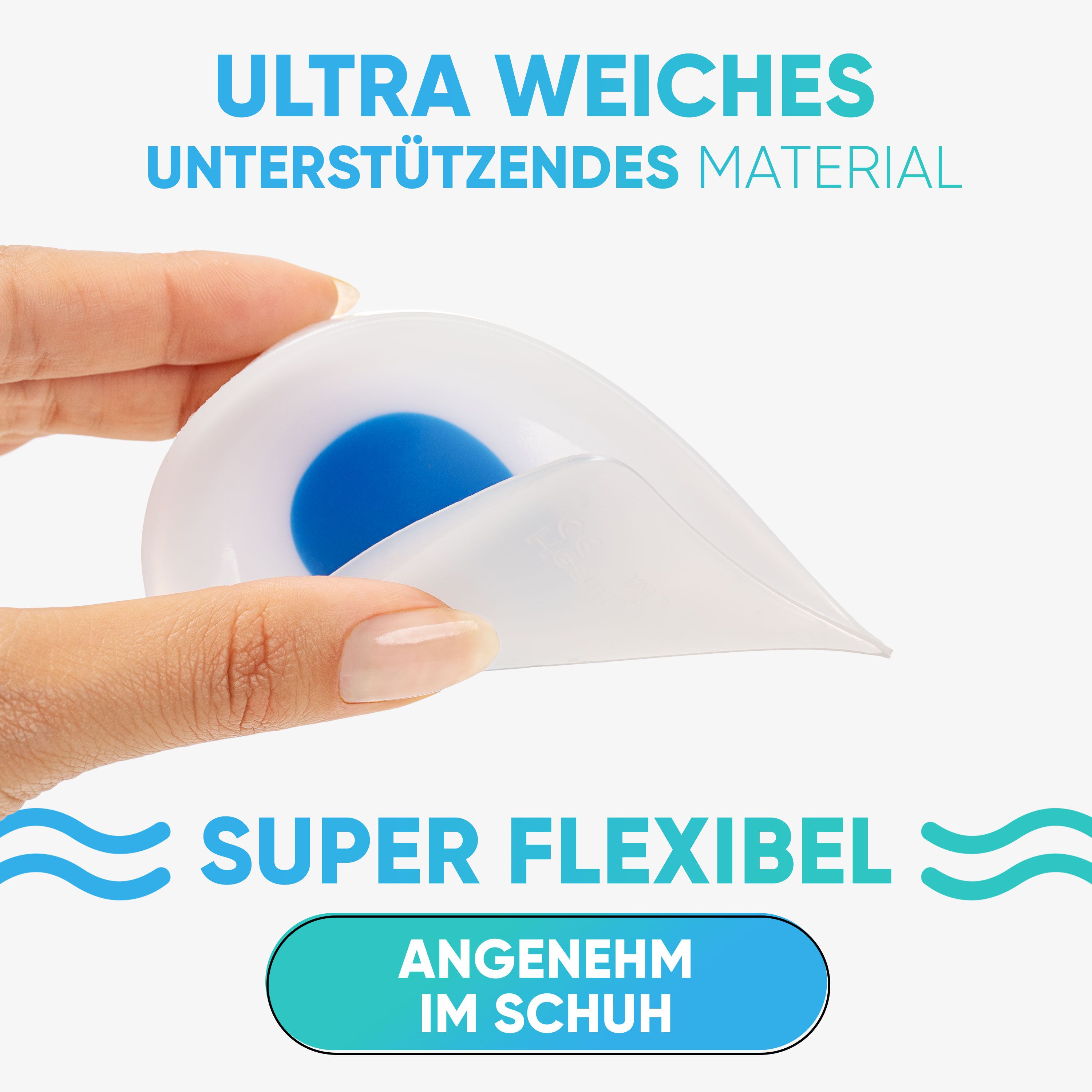 Health Press® Silikon Fersenpolster
