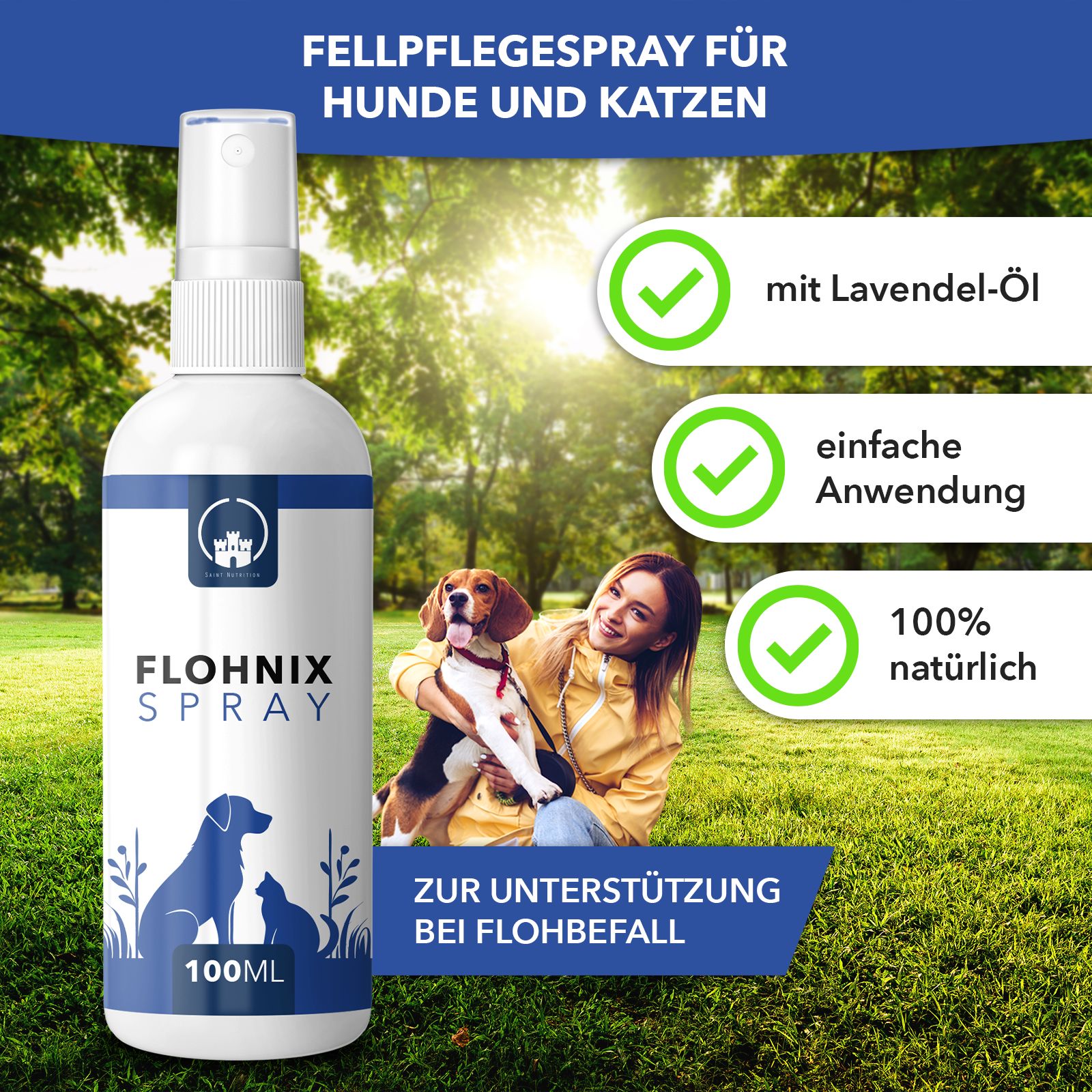 Saint Nutrition® | Läuse und Flöhe Spray