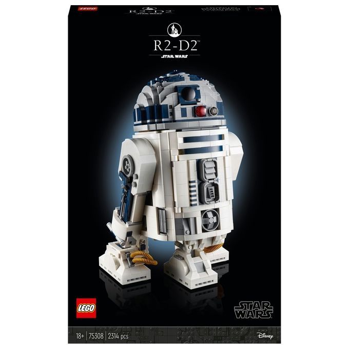 LEGO Star Wars 75308 R2-D2, Modellino da Costruire del Droide di Guerre Stellari, Set per Adulti co