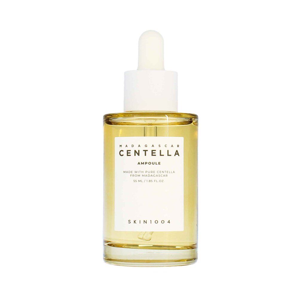 SKIN1004 Madagascar Centella Ampoule (55ml) auf Steinplatte.