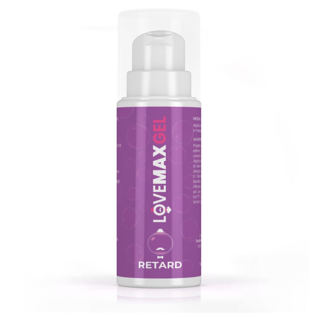 Lovemax Verzögerndes Gleitgel für Männer gegen vorzeitige Ejakulation – Erdbeeraroma 50 ml