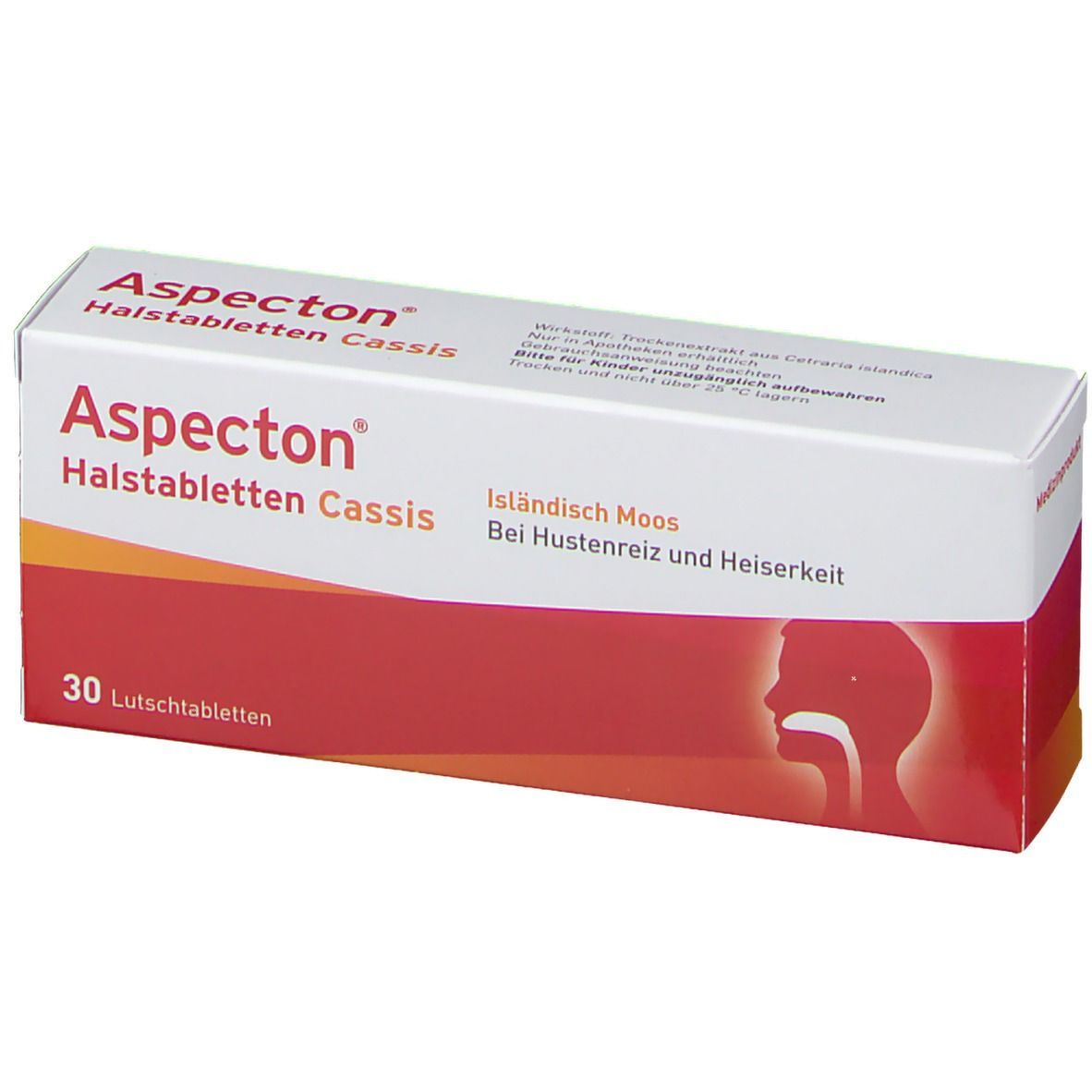 Aspecton® Halstabletten Cassis