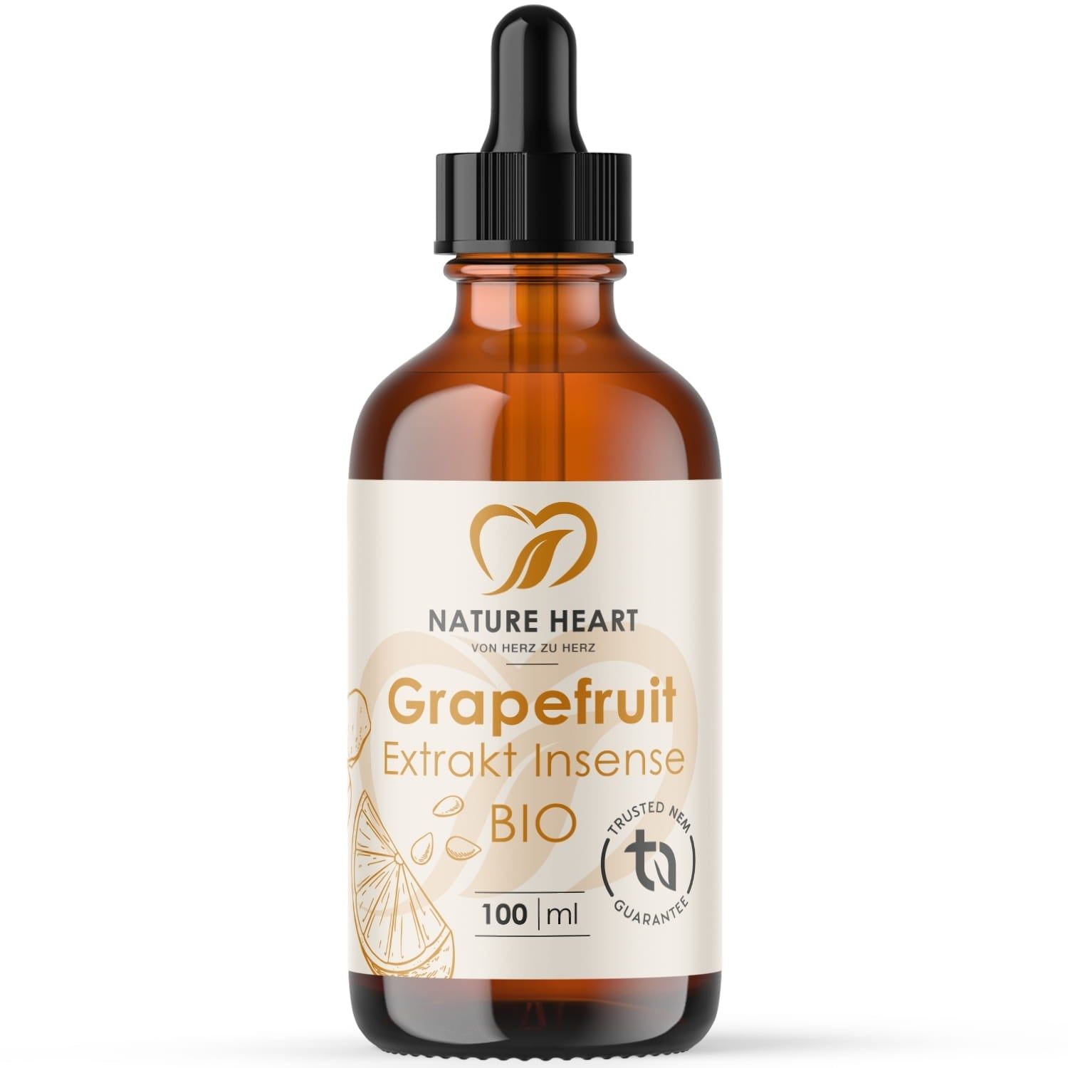 Nature Heart Grapefruit Extrakt Insense BIO 100 ml Tropfen