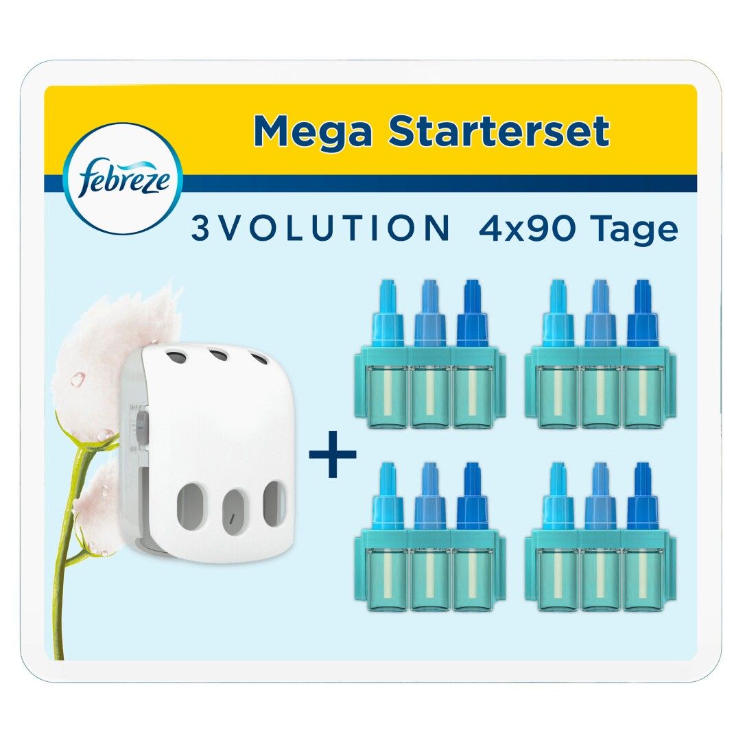 Febreze 3Volution Duftstecker Starterkit + 4er Nachfüller Reine Frische 1  St - SHOP APOTHEKE