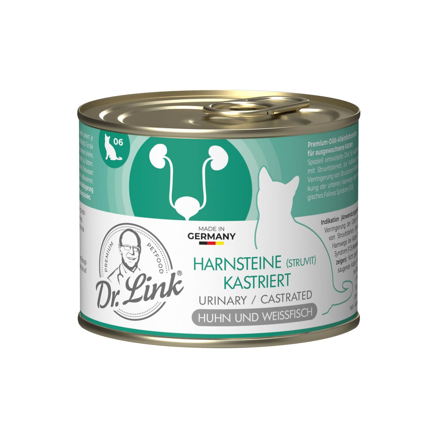 Dr. Link® SPEZIAL-DIÄT Harnsteine (Struvit) / Kastriert | Urinary / Castrated Huhn und Weißfisch