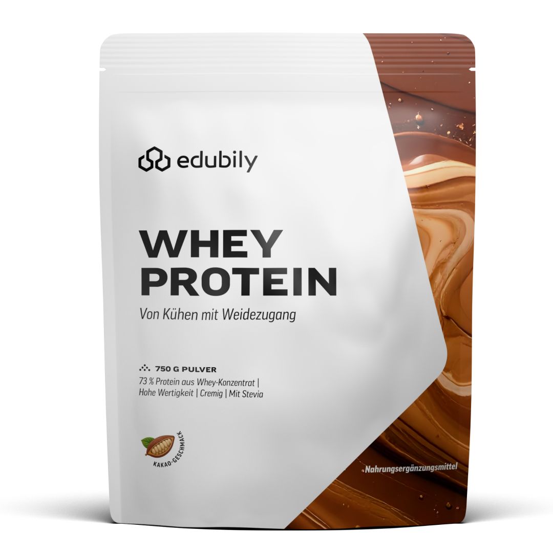 edubily® Whey Protein Konzentrat Kakao 750 g Pulver