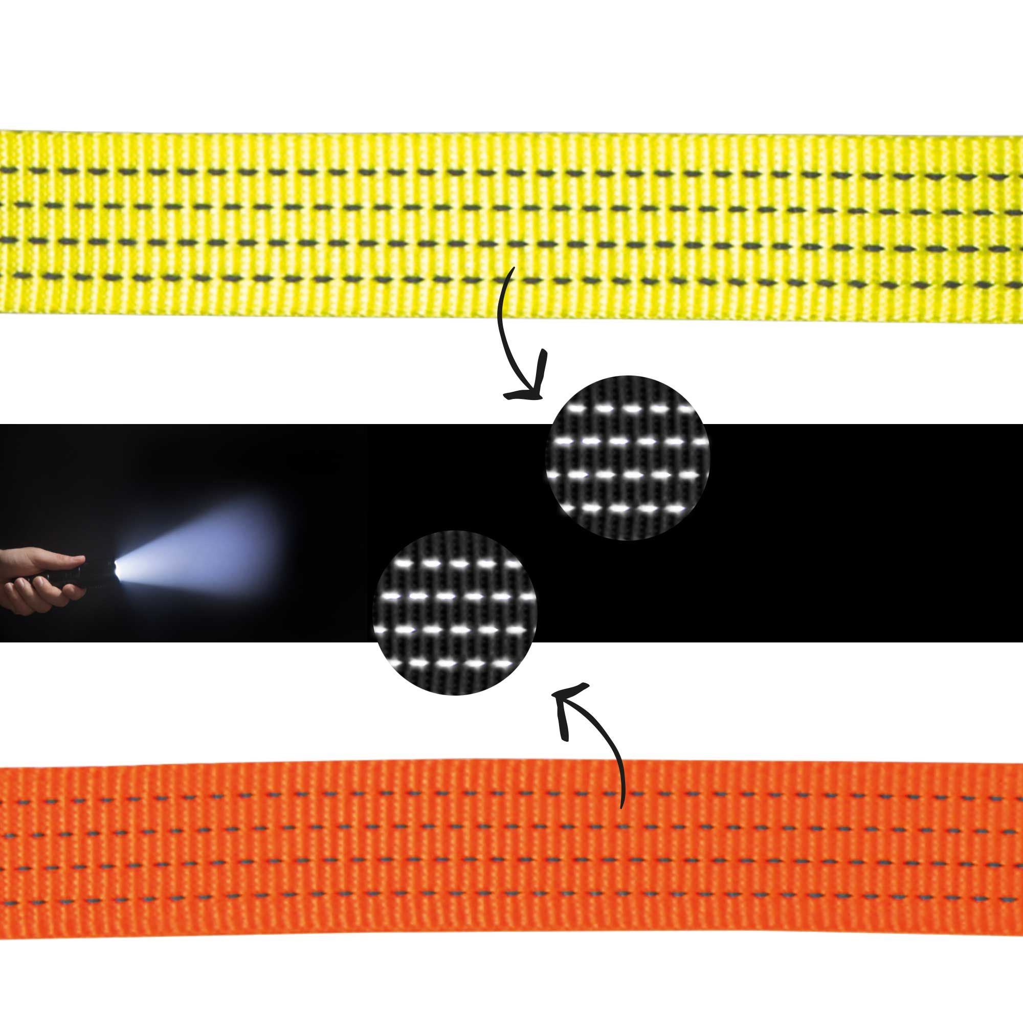 Reflex Hundegeschirr - aus pflegeleichtem Nylon mit Zugentlastung