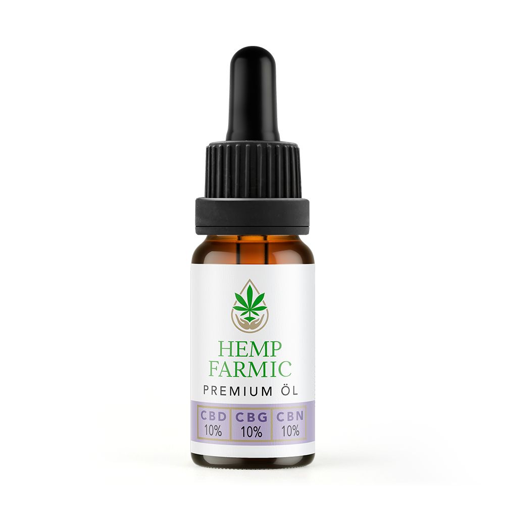 HempFarmic Sleep Well Oil CBD 10% CBG CBN 10 ml