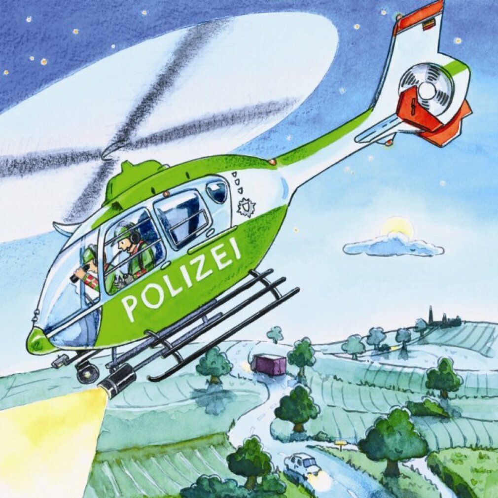 ravensburger Puzzle Polizei im Einsatz 3x49 Teile