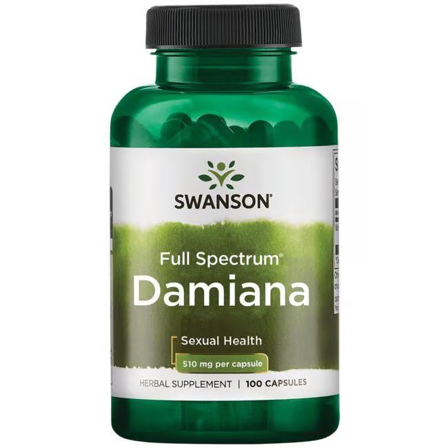 Swanson Damiana 510 mg 100 Pc