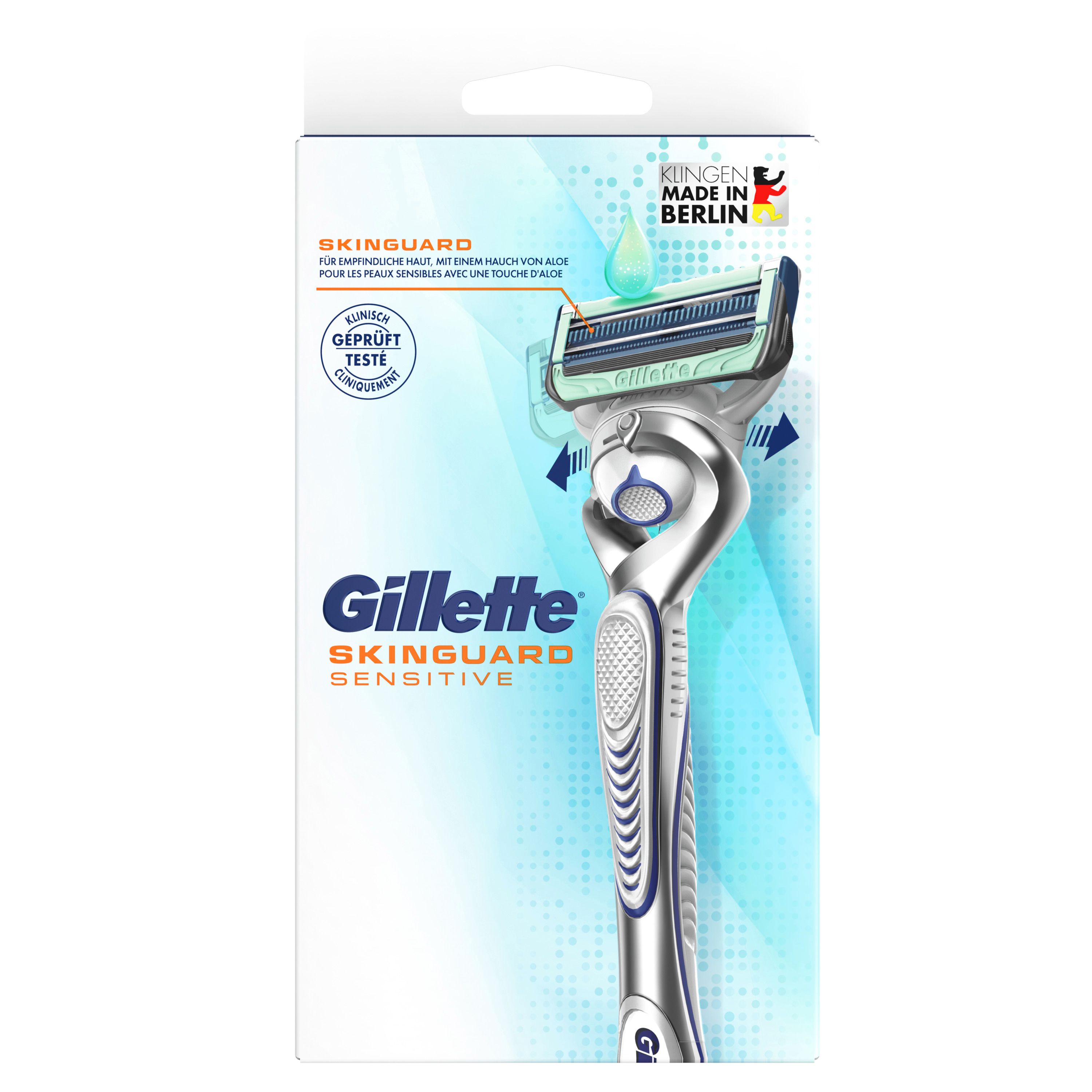 Gillette - Rasierapparat 'SkinGuard Sensitive Flex' + Ersatzklinge