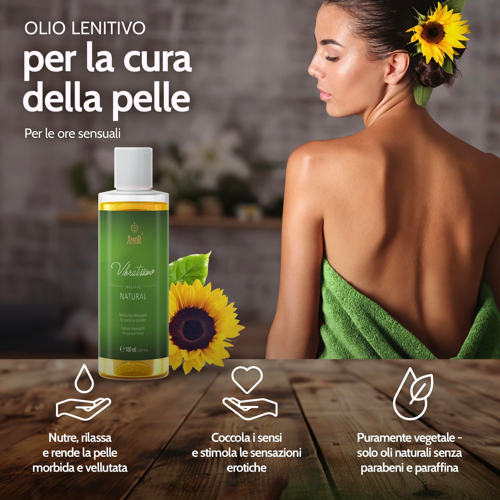 Vibratissimo Massageöl Natural