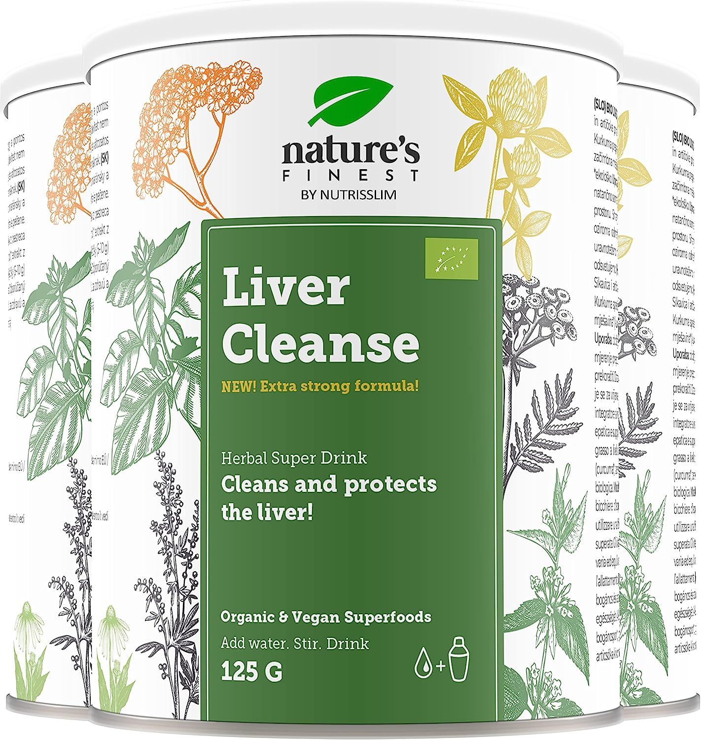 Nature's Finest BIO LIVER CLEANSE - Leberreinigung mit Mariendistel und Artischocken