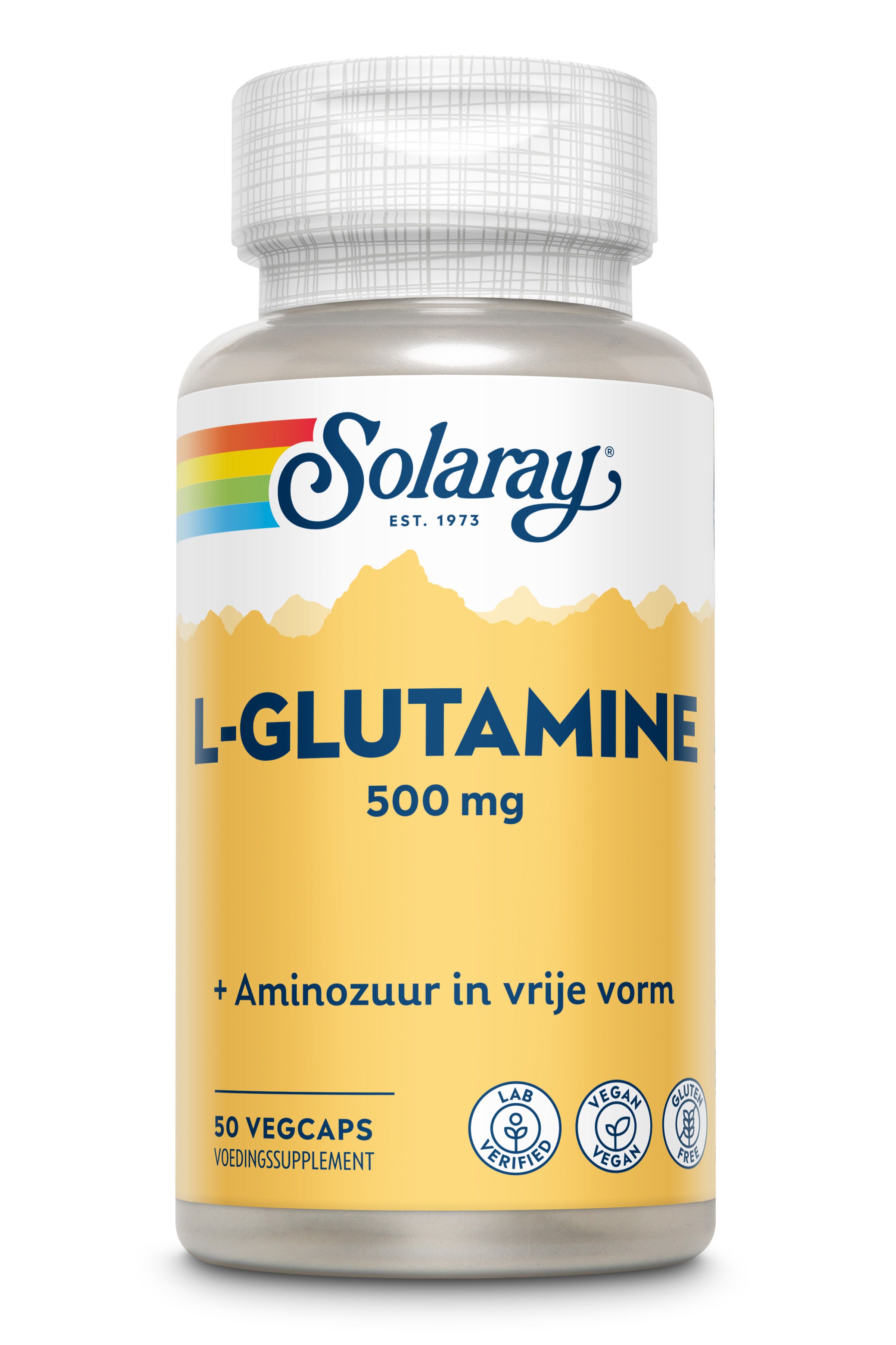 Solaray L-Glutamine, freie Form 50 St Kapseln