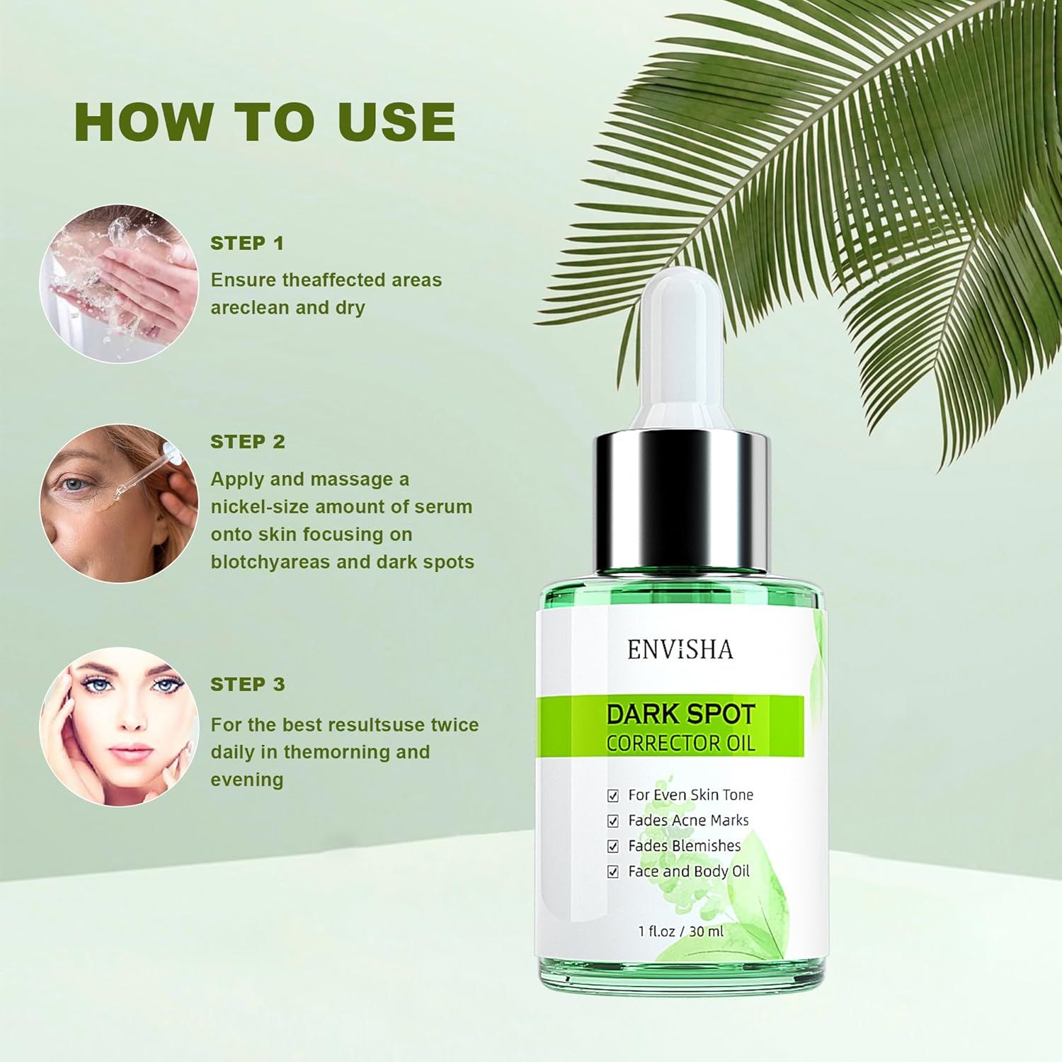 ENVISHA Dunkle Flecken Serum Öl