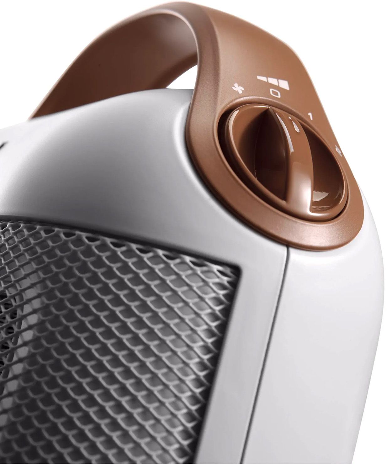 Delonghi Keramikheizlüfter HFX30C18.IW-weiß, 1800 Watt Leistung, 220 Volt