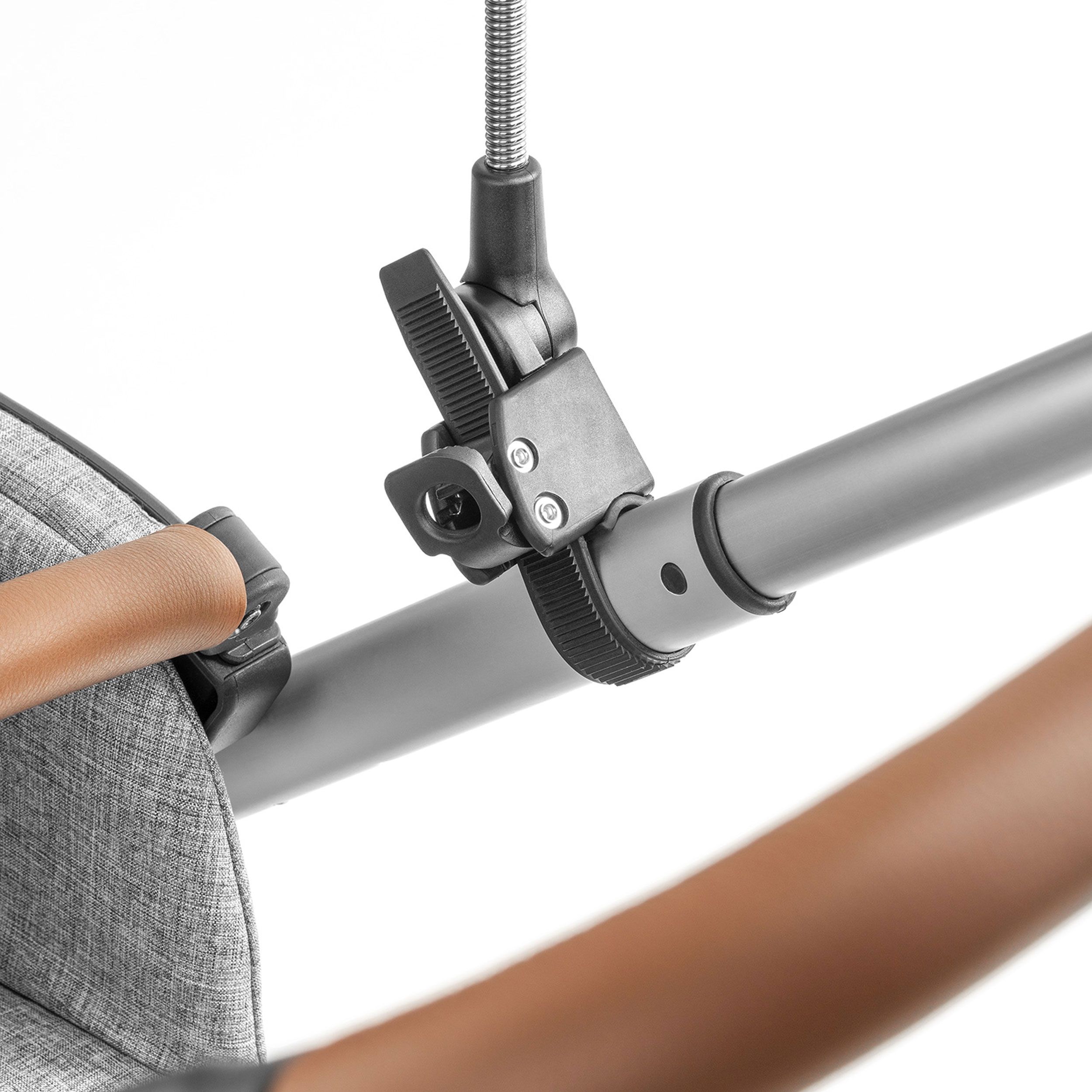 reer ShineSafe Kinderwagen-Sonnenschirm für Kinderwagen, Grau Melange