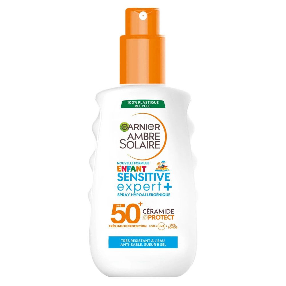 Garnier - Hypoallergenes Kinderspray Ambre Solaire Sensitive Expert+ LSF 50+ 150 ml