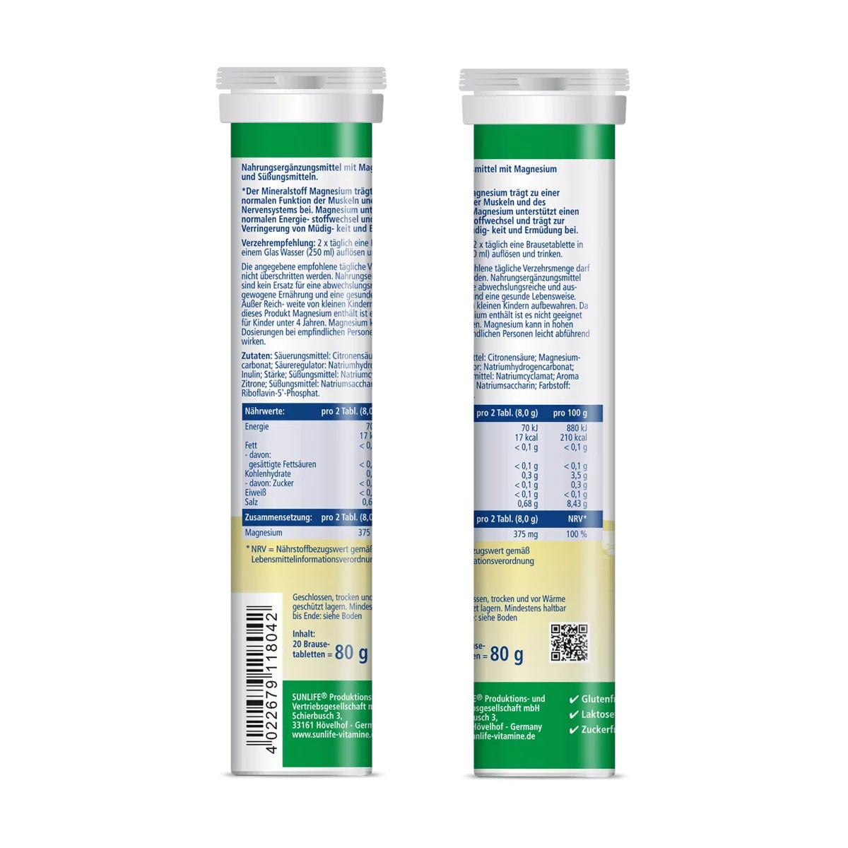 Sunlife Magnesium Brausetabletten