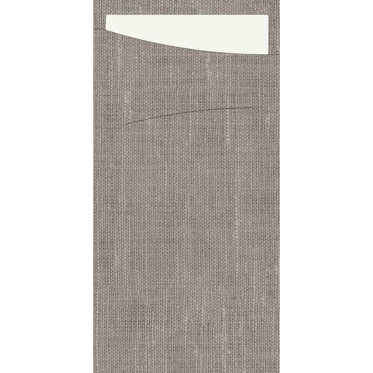 Sacchetto Dunisoft 230 x 115 mm granite grey/weiß 60 St Tücher