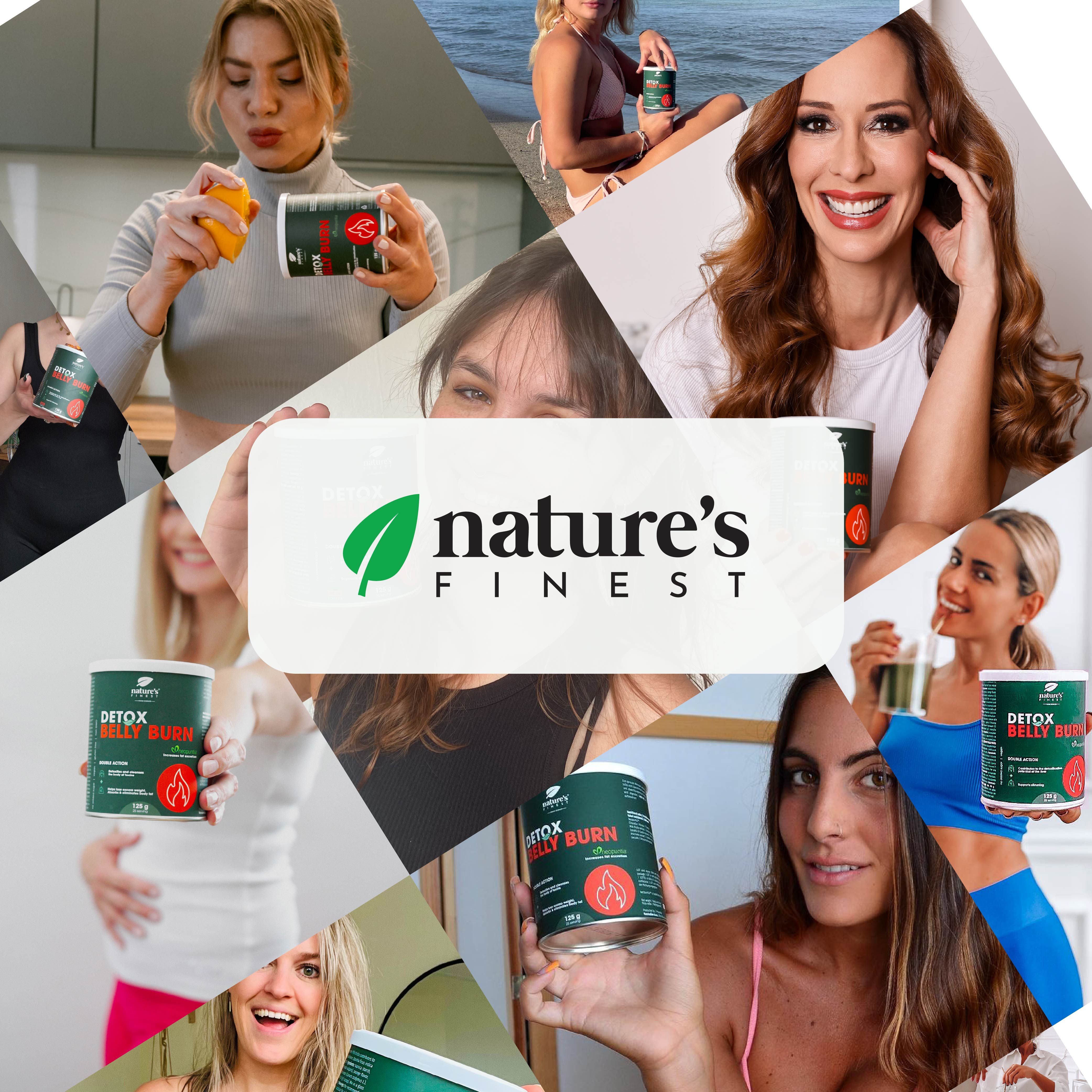 Nature's Finest Detox Belly Burn - Ergänzung zum Entgiftung, Abnehmen und Fettverbrenner