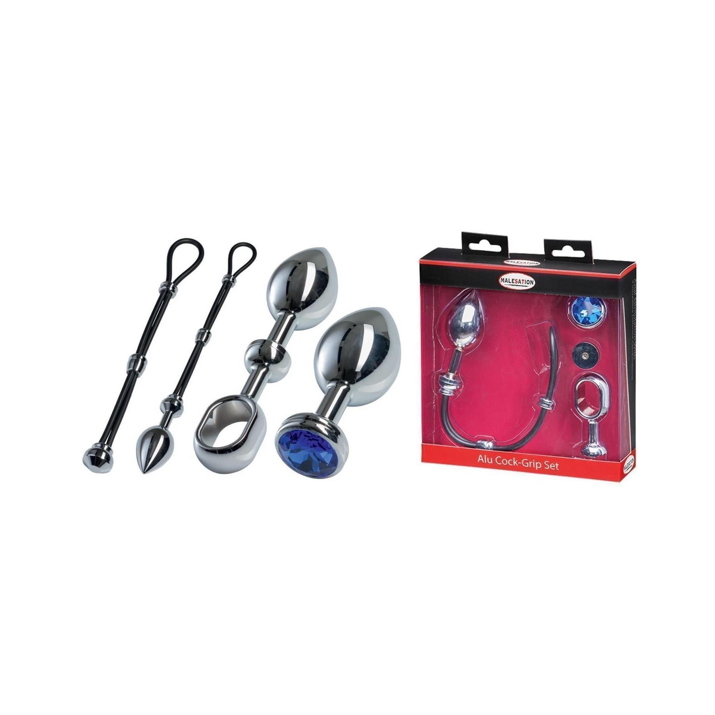 MALESATION Alu - Cock - Grip Set