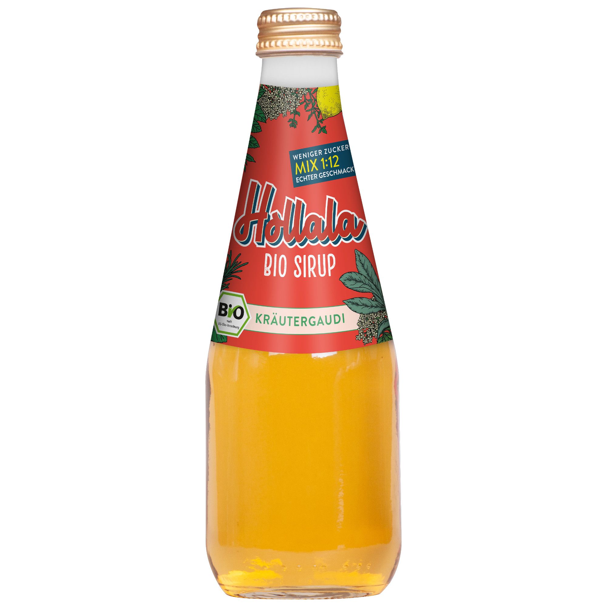 Hollala - Bio Sirup Kräutergaudi 330 ml