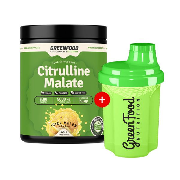 GreenFood Nutrition Performance Citrulline Malate  + 300ml Shaker