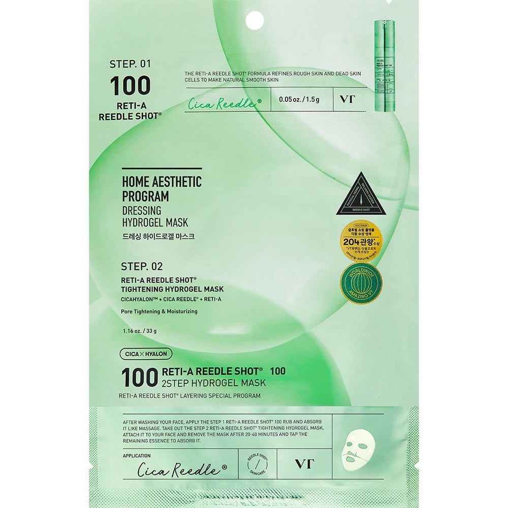 VT Cosmetics Reti-A Reedle Shot 100 Hydrogel Gesichtsmaske 33 g
