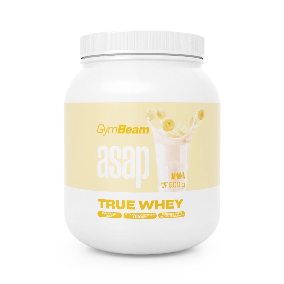 GymBeam True Whey Molkenprotein-Konzentrat Pulver 900 g