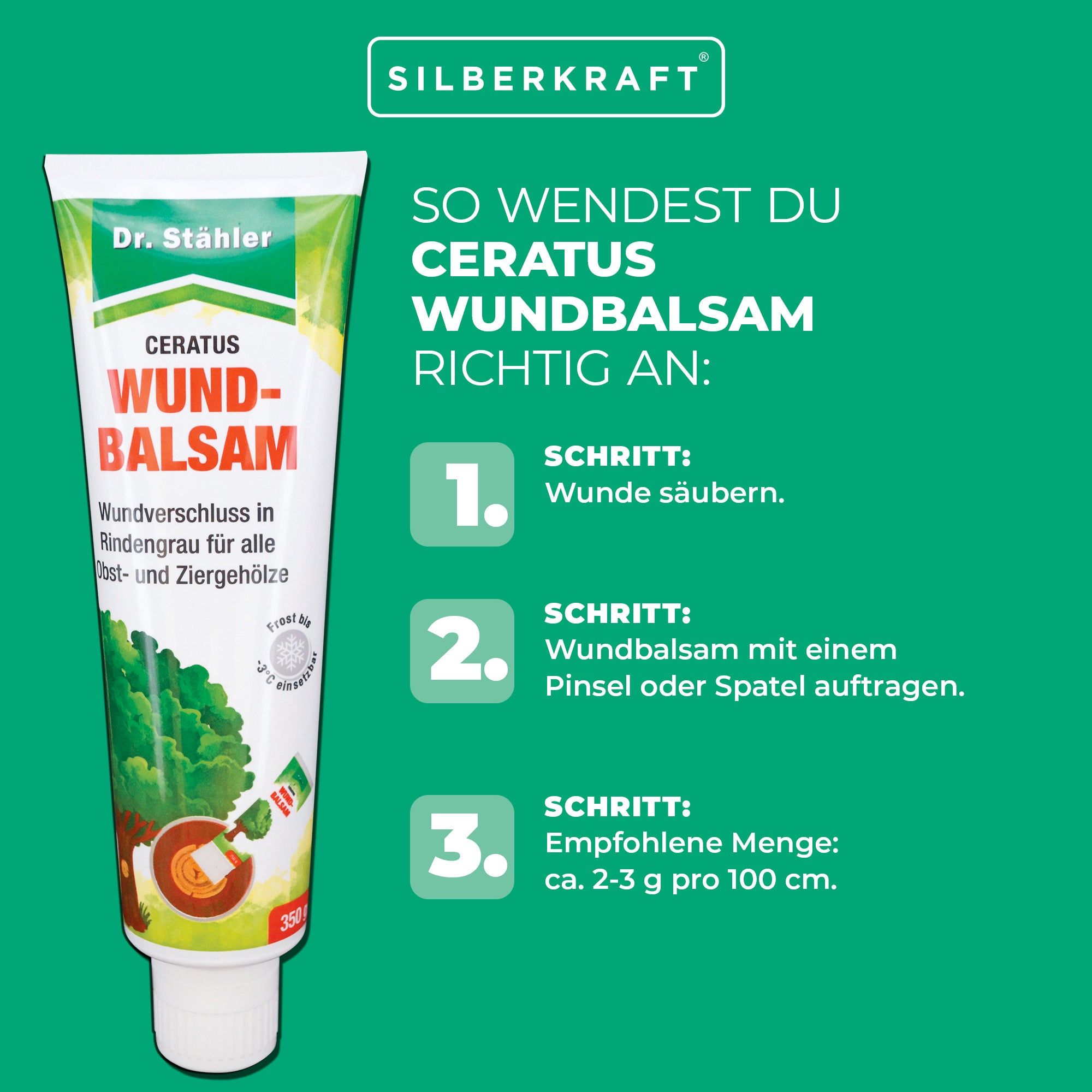 Silberkraft Ceratus Wundbalsam 4x350 g