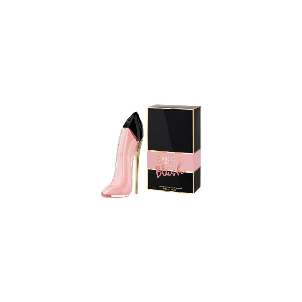 Carolina Herrera Good Girl Blush Eau de Parfum Flakon in Schuhform auf weißem Hintergrund.