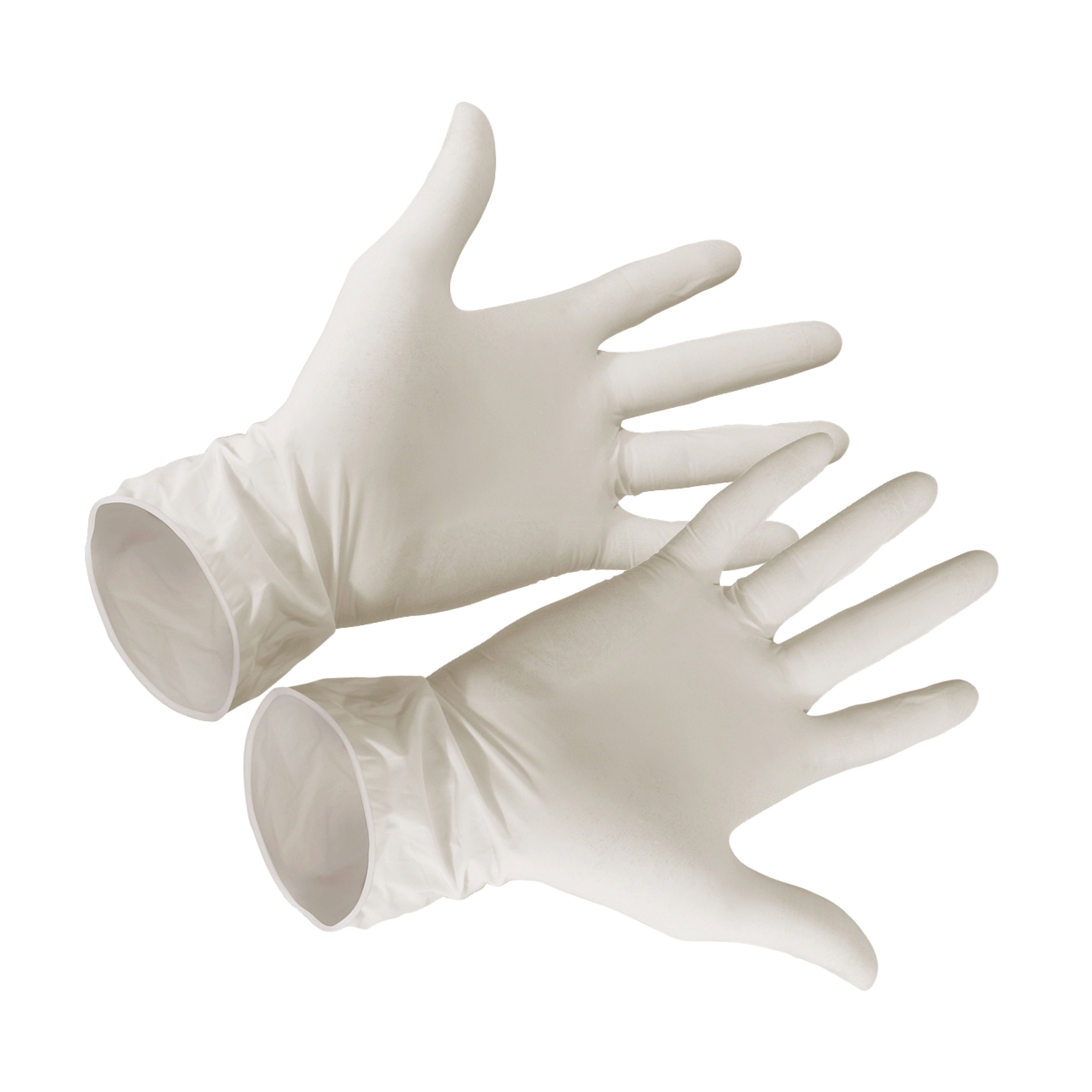 Bingold Latex 50PLUS Einmal - Handschuhe Größe L, puderfrei