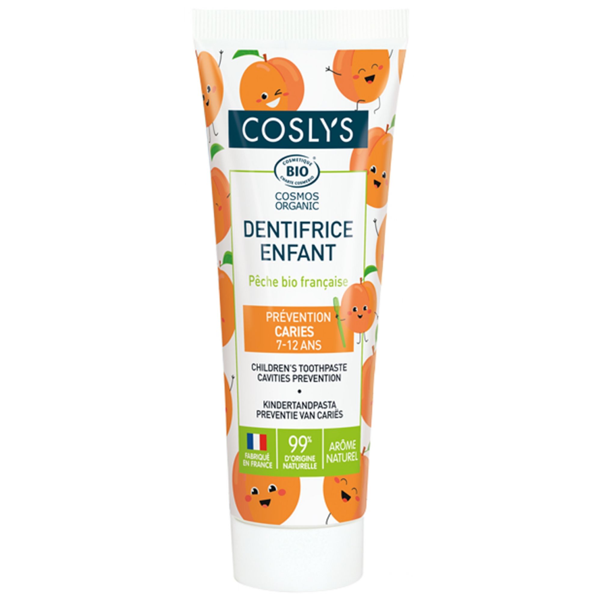 Coslys Kinderzahnpasta 7-12 Jahre Bio 50 ml 3,5x5,4x13 cm