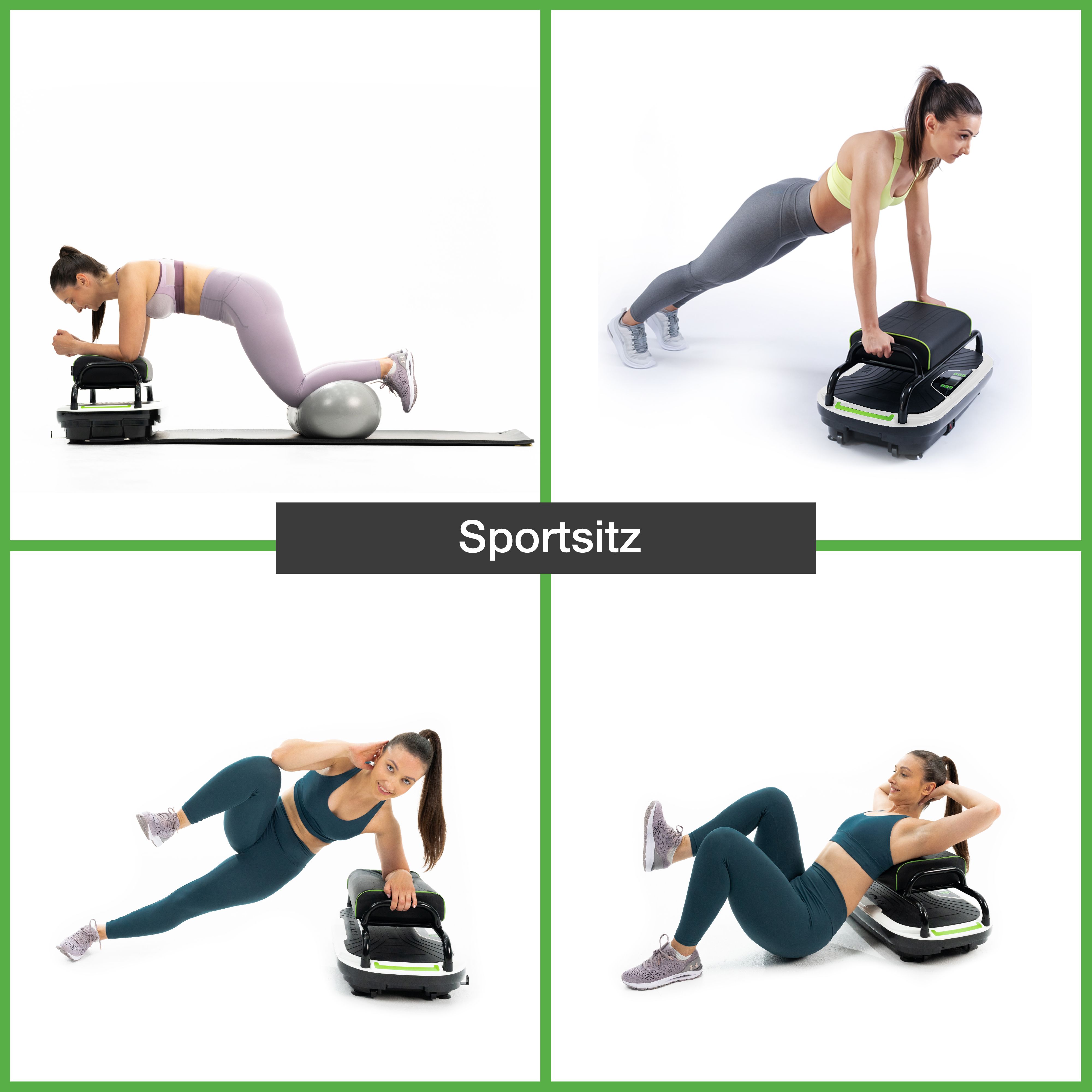 Set Vibrationsplatte Thera + Sportsitz