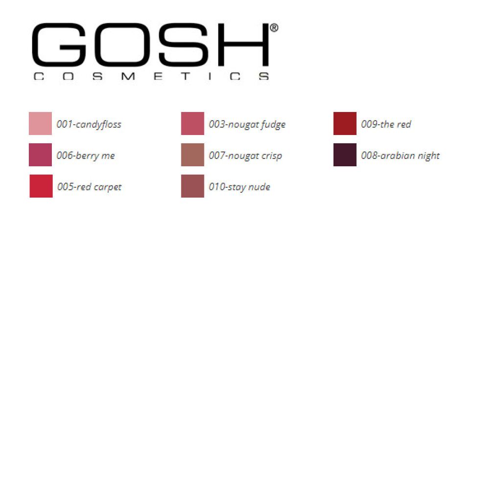 Gosh Liquid Matte Lips 007 Nougat Crisp