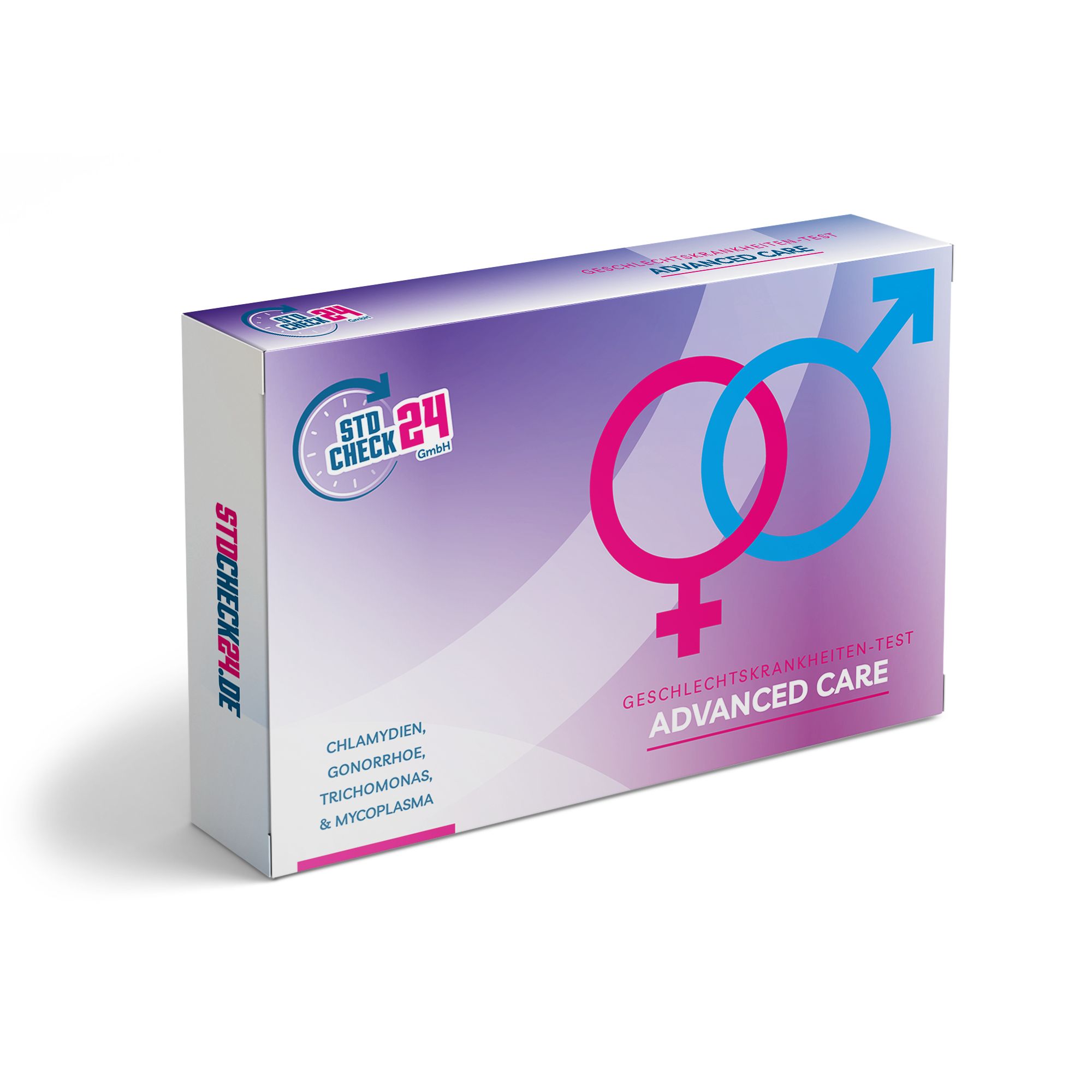 4-in-1-STI-Heimtest für Männer oral – Chlamydien, Gonorrhö, Mycoplasma und Trichomonas. 1 St Test