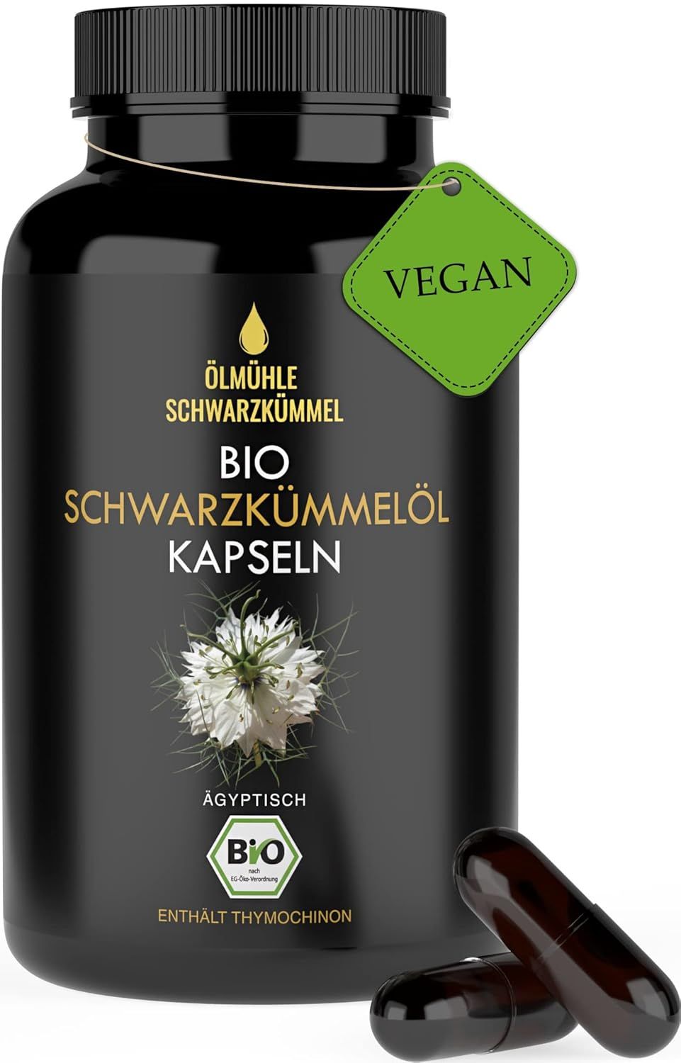 BIOLAVIVA Premium BIO-Schwarzkümmelöl Kapseln