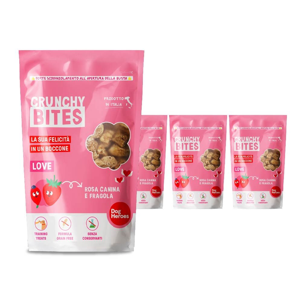Dog Heroes Crunchy Bites Love Multipack 4x
