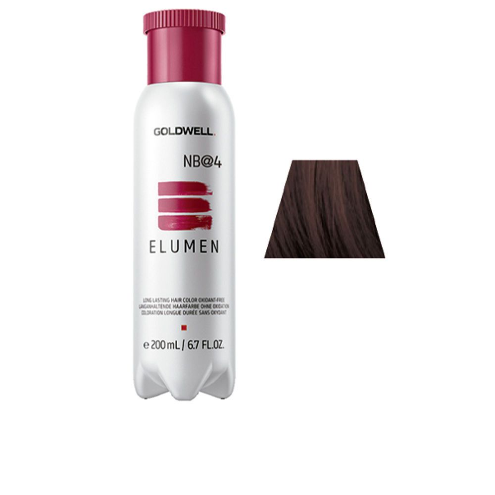 ELUMEN Lang anhaltende Haarfarbe ohne Oxidationsmittel NB@4 200 ml