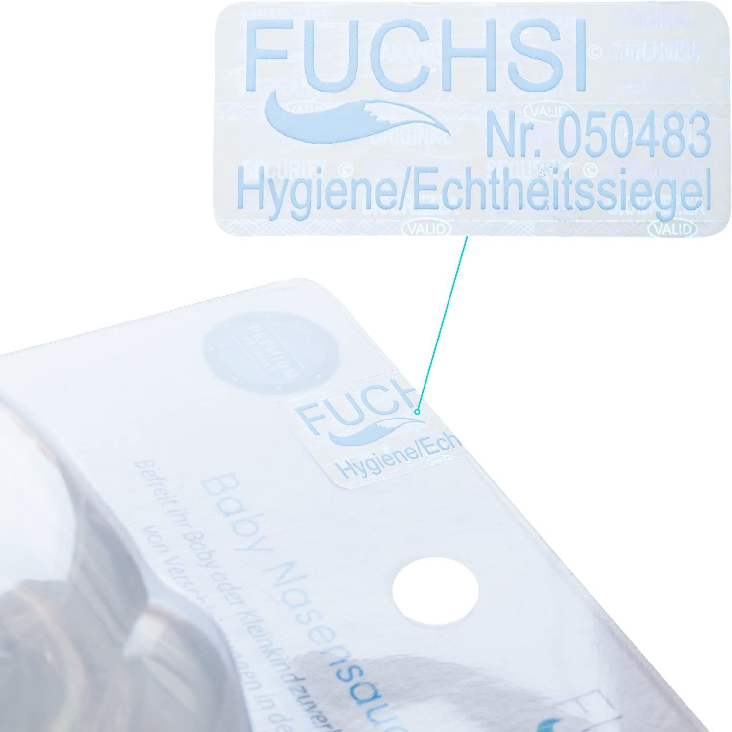 fuchsi Baby Nasensauger | Medizinisches Silikon | Filterlos & Endlosverwendbar