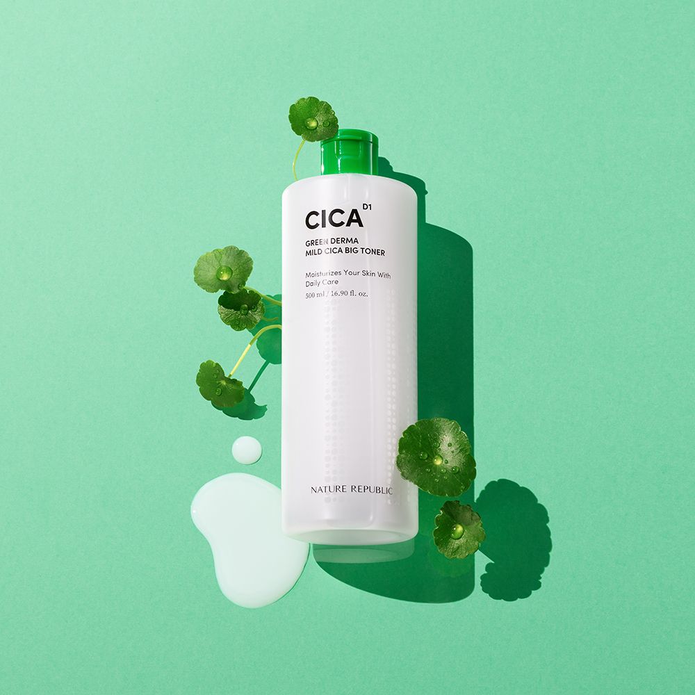 NATURE REPUBLIC Green Derma Mild Cica Big Face Toner