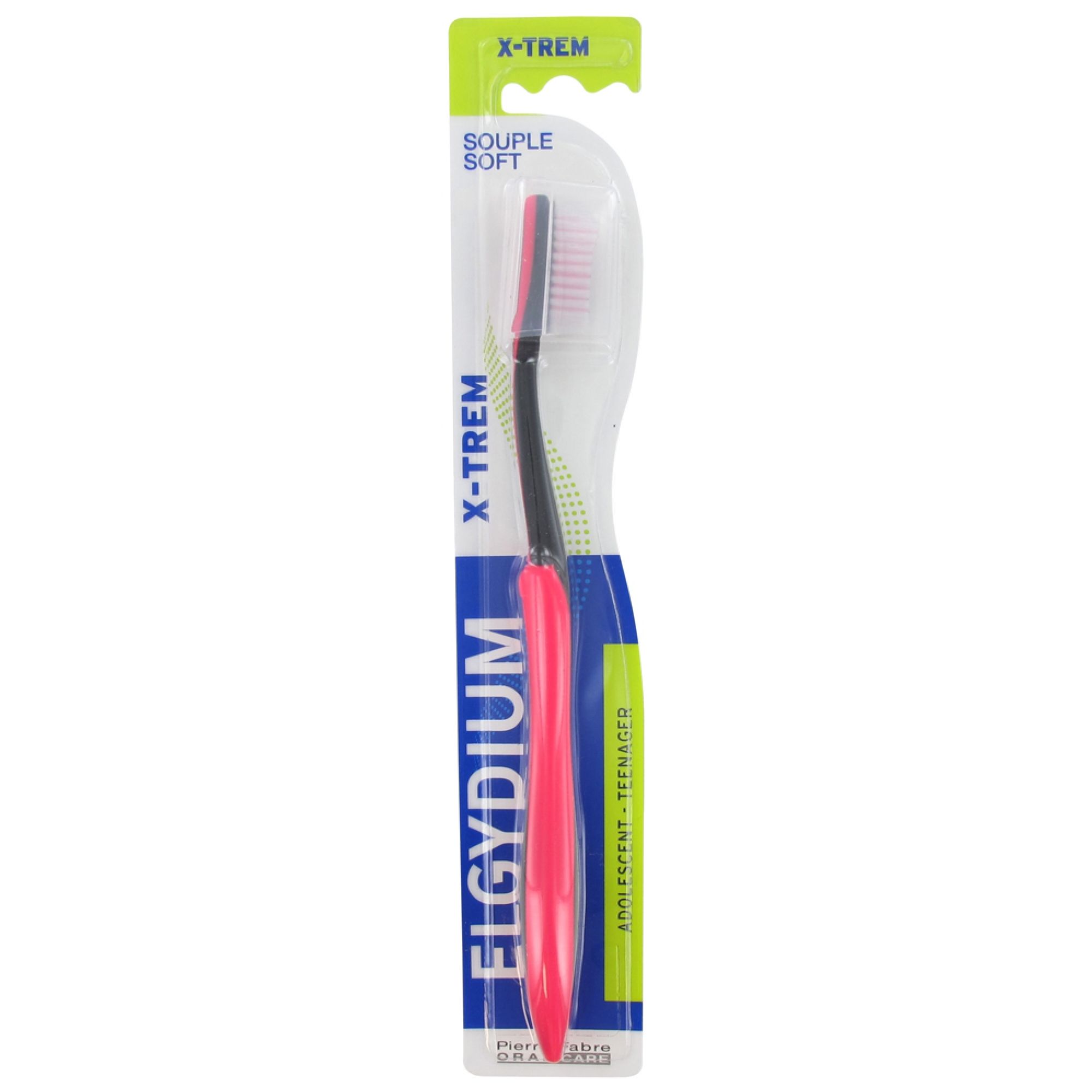 Elgydium X-Trem Teenager Weiße Zahnbürste (Farbe: Rosa) 4,5x2,3x24,5 cm