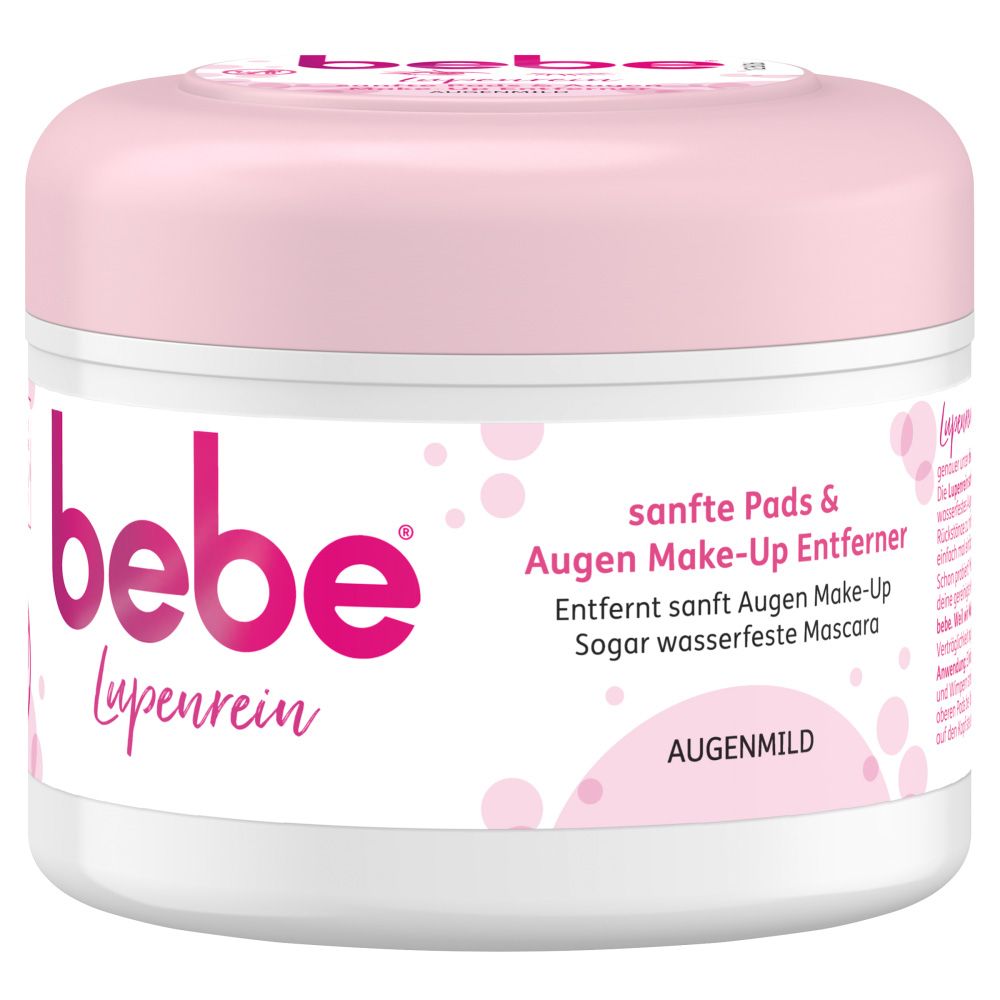 bebe - Pads & Augen Mak-up Entferner "Lupenrein" – 180 Stück (6x 30 St.)