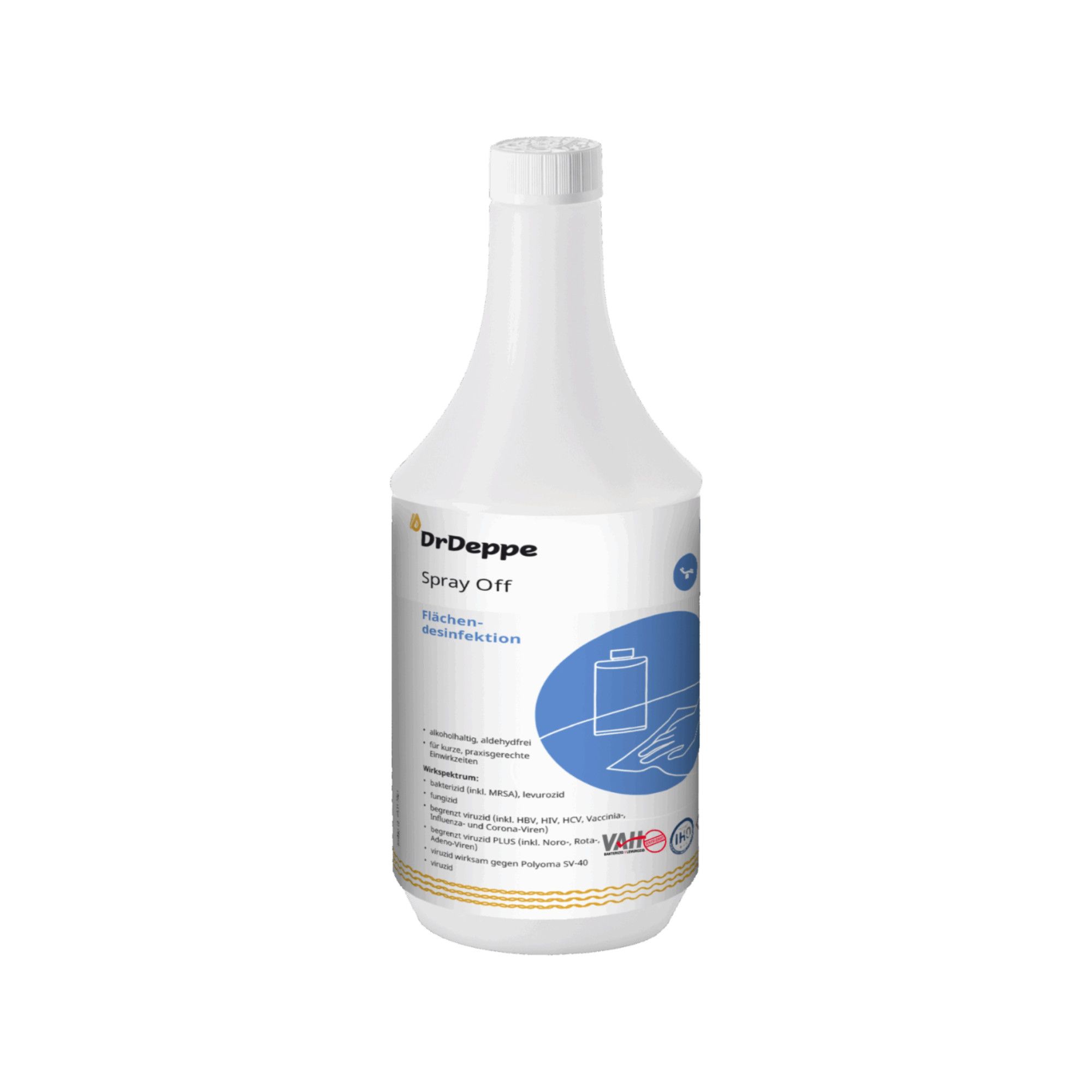 DrDeppe - Spray Off alkoholhaltiges Flächendesinfektionsmittel 1 l