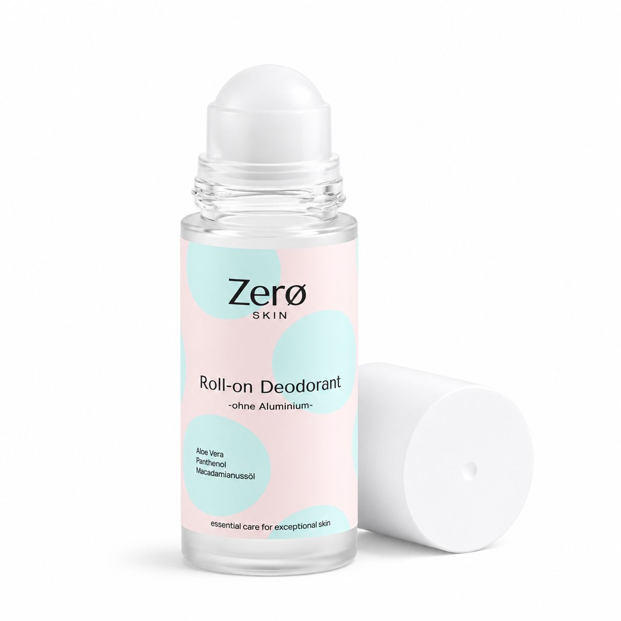 Zero Skin Roll-on Deodorant, ohne Aluminium mkit pflegendem Macadamiaöl 50 ml Roll-On